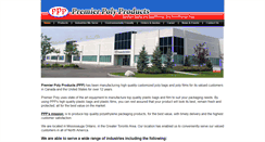 Desktop Screenshot of premierpolyproducts.ca